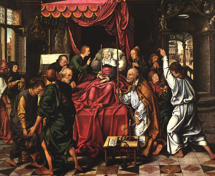 The Death of the Virgin dfg, CLEVE, Joos van